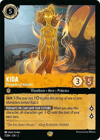 Kida - Protector of Atlantis (7/204) [Into the Inklands] - Destination Retro