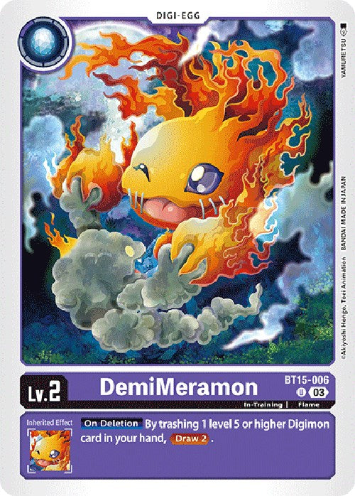 DemiMeramon [BT15-006] [Exceed Apocalypse] - Destination Retro