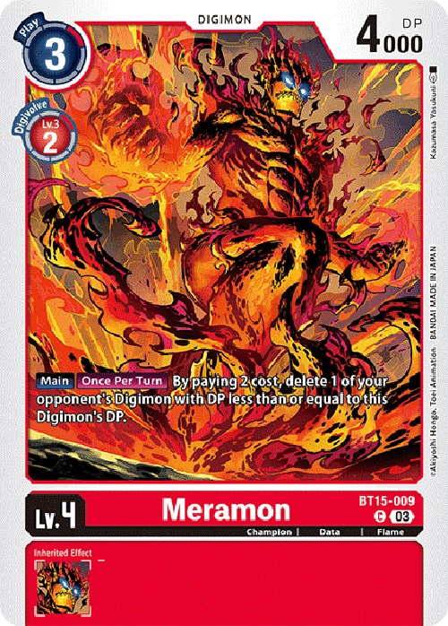 Meramon [BT15-009] [Exceed Apocalypse] - Destination Retro