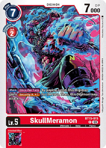 SkullMeramon [BT15-015] [Exceed Apocalypse] - Destination Retro