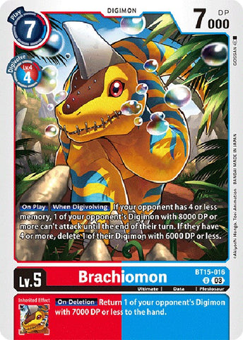 Brachiomon [BT15-016] [Exceed Apocalypse] - Destination Retro