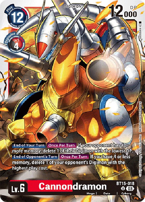 Cannondramon [BT15-018] [Exceed Apocalypse] - Destination Retro