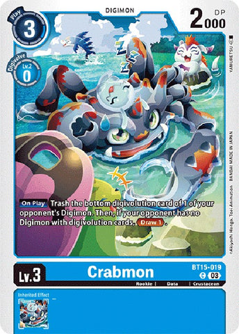 Crabmon [BT15-019] [Exceed Apocalypse] - Destination Retro