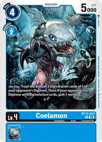 Coelamon [BT15-023] [Exceed Apocalypse] - Destination Retro