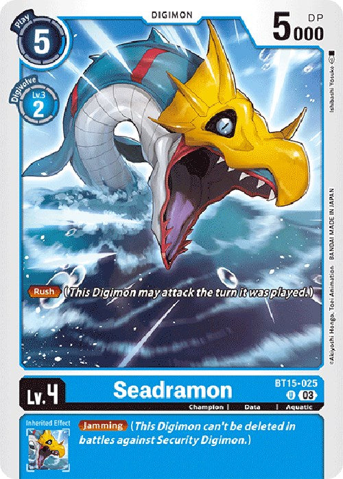 Seadramon [BT15-025] [Exceed Apocalypse] - Destination Retro