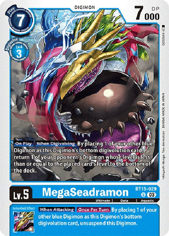 MegaSeadramon [BT15-029] [Exceed Apocalypse] - Destination Retro