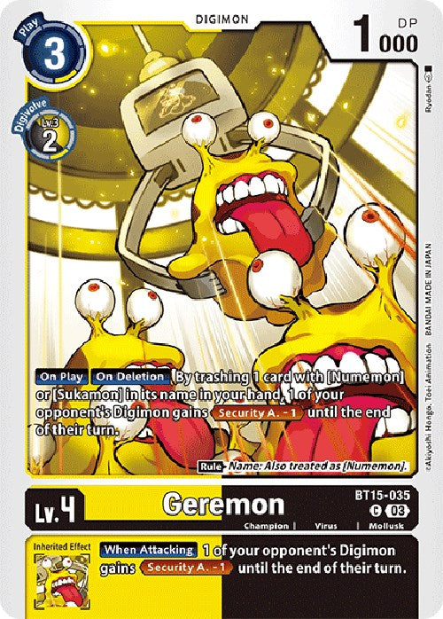 Geremon [BT15-035] [Exceed Apocalypse] - Destination Retro