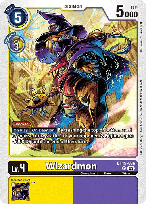 Wizardmon [BT15-036] [Exceed Apocalypse] - Destination Retro