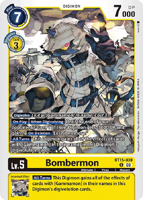 Bombermon [BT15-039] [Exceed Apocalypse] - Destination Retro