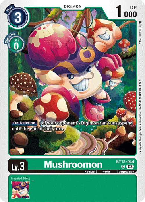 Mushroomon [BT15-044] [Exceed Apocalypse] - Destination Retro