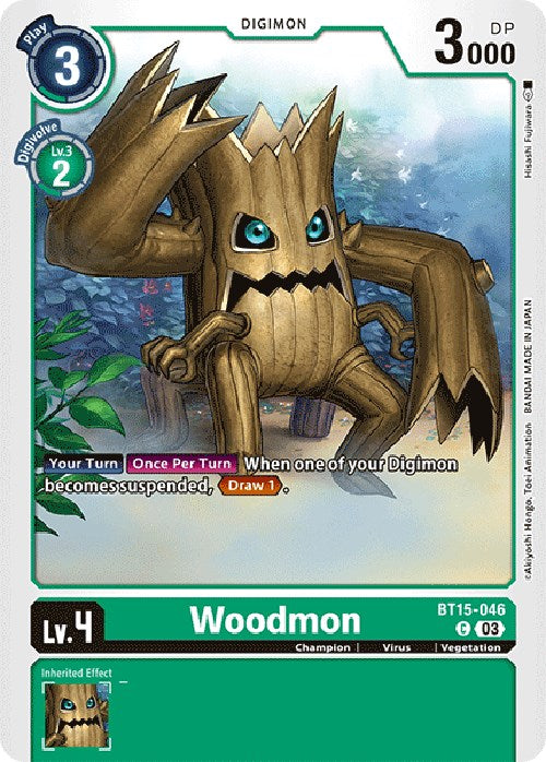 Woodmon [BT15-046] [Exceed Apocalypse] - Destination Retro