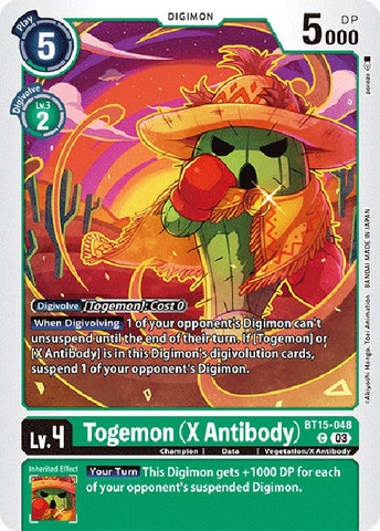 Togemon [BT15-048] (X Antibody) [Exceed Apocalypse] - Destination Retro