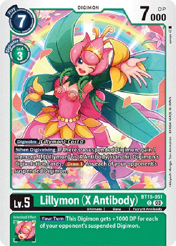 Lillymon (X Antibody) [BT15-051] [Exceed Apocalypse] - Destination Retro
