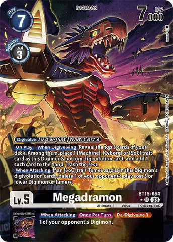Megadramon [BT15-064] (Alternate Art) [Exceed Apocalypse] - Destination Retro