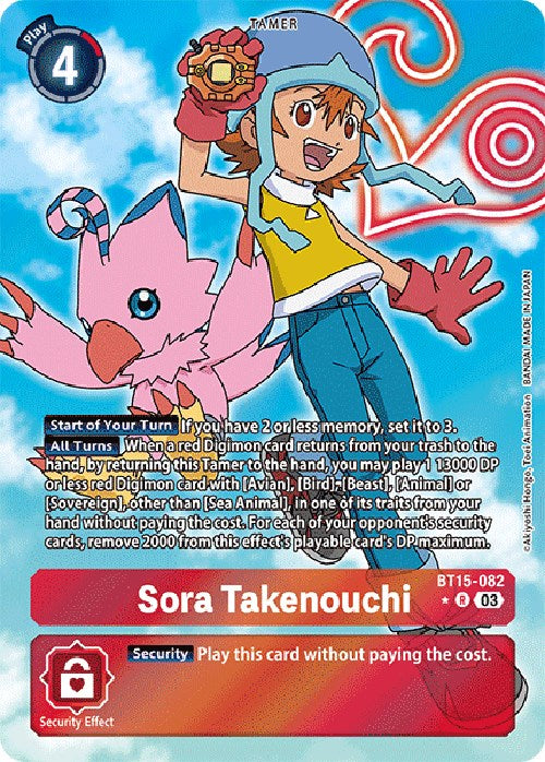 Sora Takenouchi [BT15-082] (Alternate Art) [Exceed Apocalypse] - Destination Retro