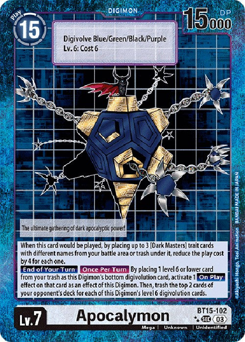 Apocalymon [BT15-102] (Special Edition Alternate Art) [Exceed Apocalypse] - Destination Retro