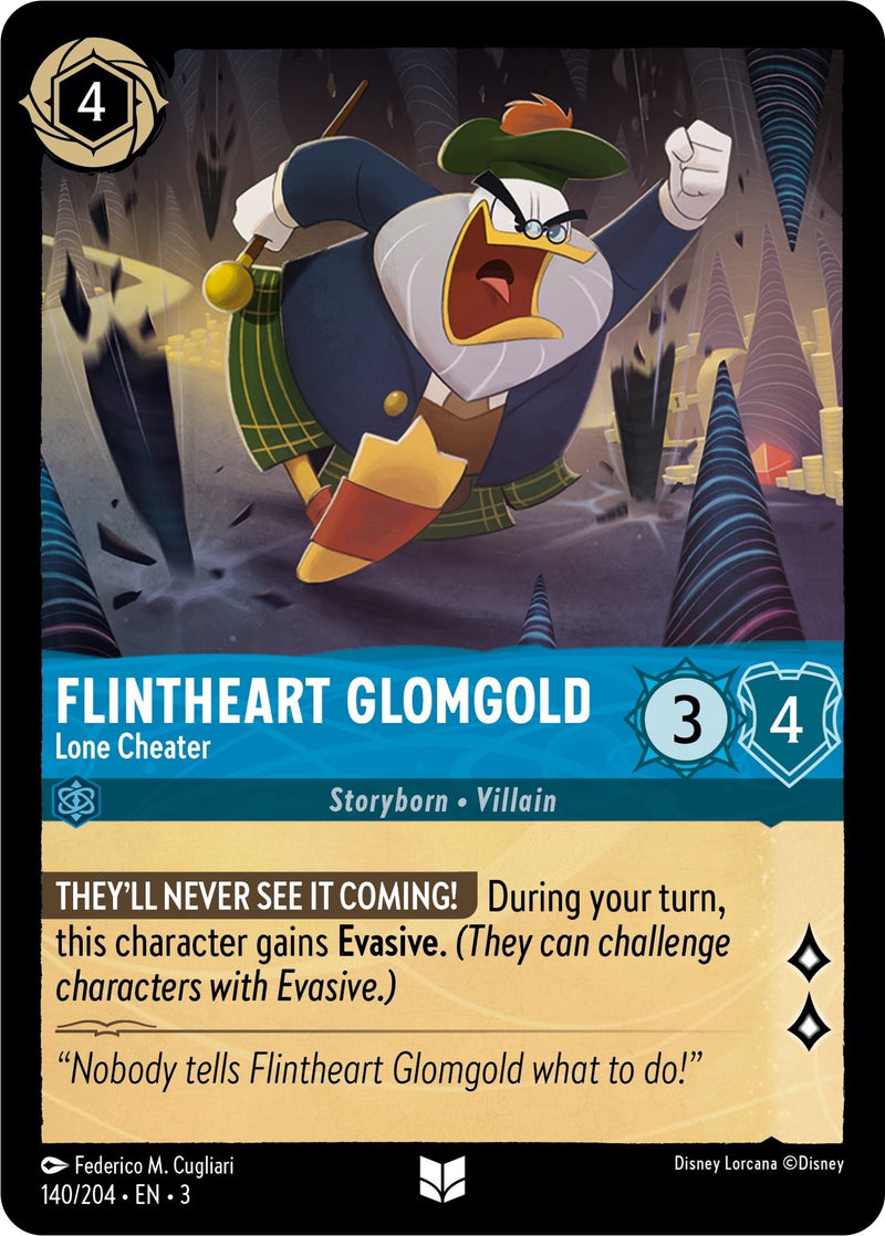 Flintheart Glomgold - Lone Cheater (140/204) [Into the Inklands] - Destination Retro