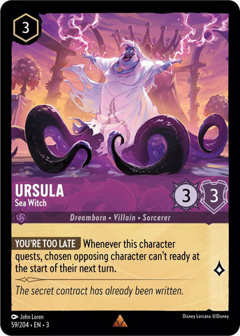 Ursula - Sea Witch (59/204) [Into the Inklands] - Destination Retro