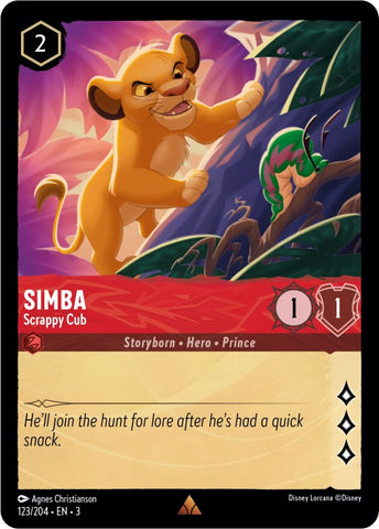 Simba - Scrappy Cub (123/204) [Into the Inklands] - Destination Retro