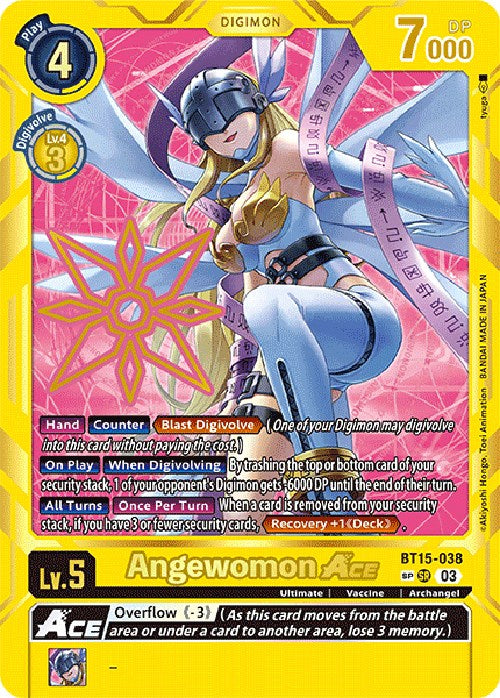 Angewomon Ace (Special Rare) [BT15-038] [Exceed Apocalypse] - Destination Retro