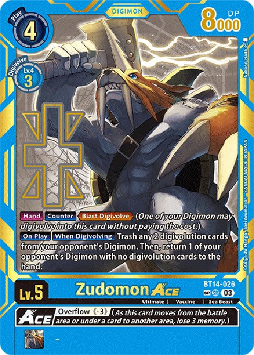 Zudomon Ace [BT14-026] [Exceed Apocalypse] - Destination Retro