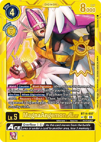 MagnaAngemon Ace [BT14-037] [Exceed Apocalypse] - Destination Retro