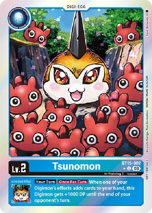 Tsunomon [BT15-002] (Exceed Apocalypse Box Promotion Pack) [Exceed Apocalypse Promos] - Destination Retro