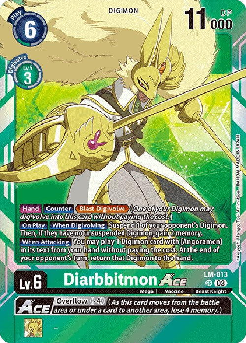 Diarbbitmon Ace [LM-013] (English Exclusive) [Exceed Apocalypse] - Destination Retro