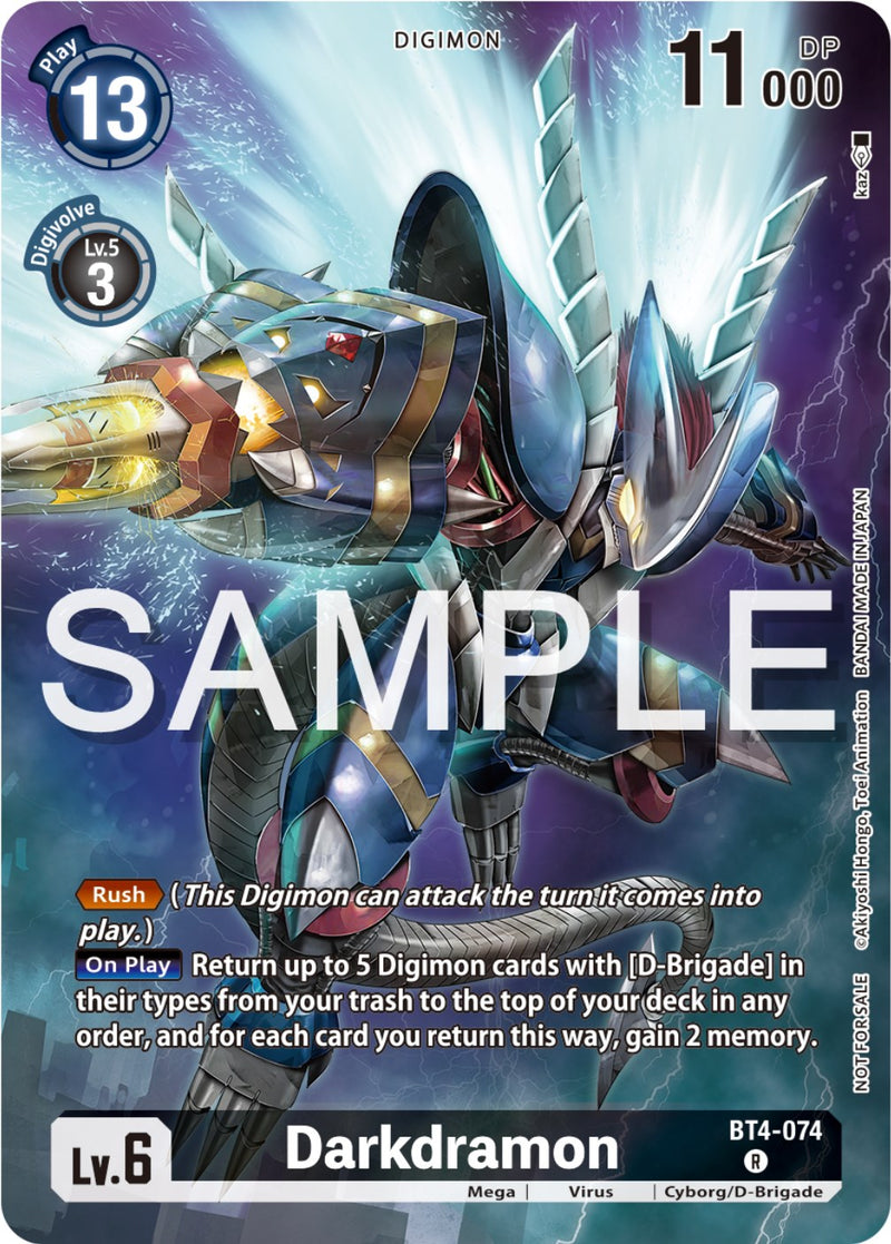 Darkdramon [BT4-074] (Official Tournament Pack Vol.12) [Great Legend Promos] - Destination Retro