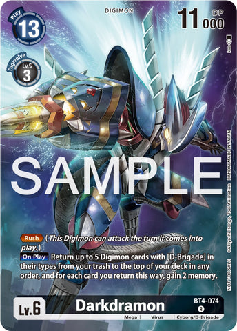 Darkdramon [BT4-074] (Official Tournament Pack Vol.12) [Great Legend Promos] - Destination Retro