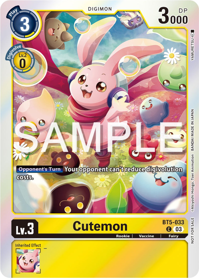 Cutemon [BT5-033] (Winner Pack -Exceed Apocalypse-) [Battle of Omni Promos] - Destination Retro