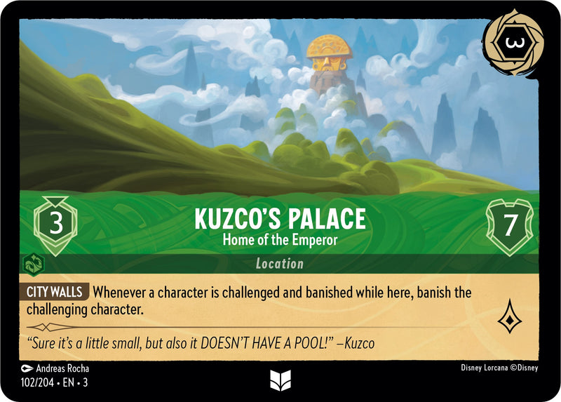 Kuzco's Palace - Home of the Emperor (102/204) [Into the Inklands] - Destination Retro