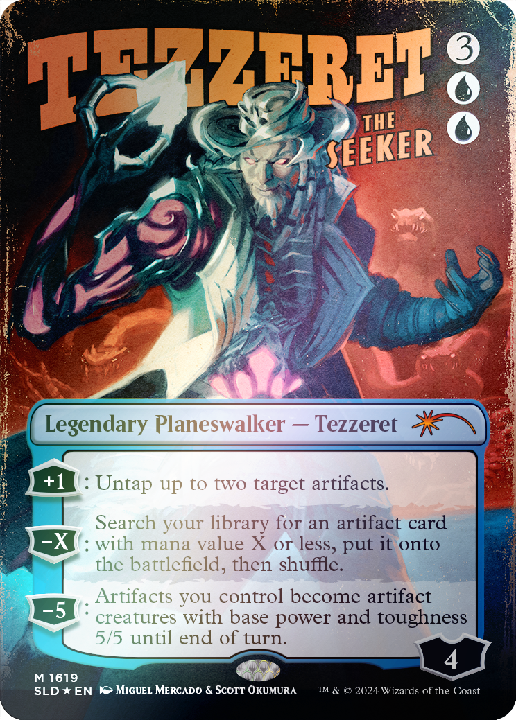 Tezzeret the Seeker (1619) (Rainbow Foil) [Secret Lair Drop Series] - Destination Retro