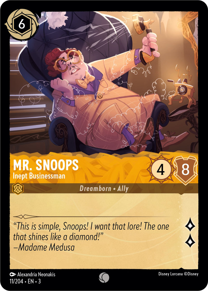 Mr. Snoops - Inept Businessman (11/204) [Into the Inklands] - Destination Retro