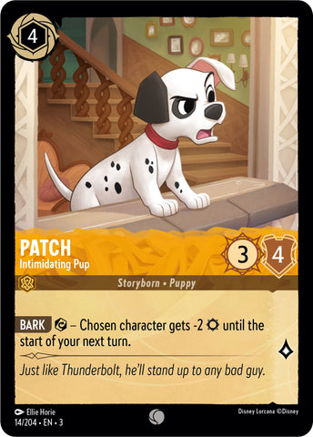 Patch - Intimidating Pup (14/204) [Into the Inklands] - Destination Retro