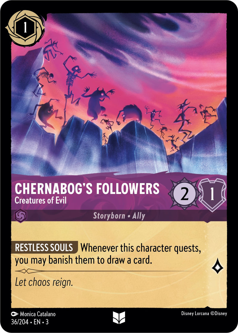 Chernabog's Followers - Creatures of Evil (36/204) [Into the Inklands] - Destination Retro