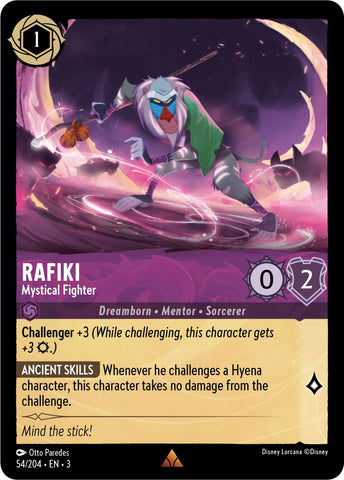 Rafiki - Mystical Fighter (54//204) [Into the Inklands] - Destination Retro