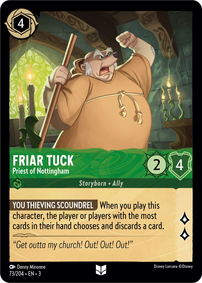 Friar Tuck - Priest of Nottingham (73/204) [Into the Inklands] - Destination Retro
