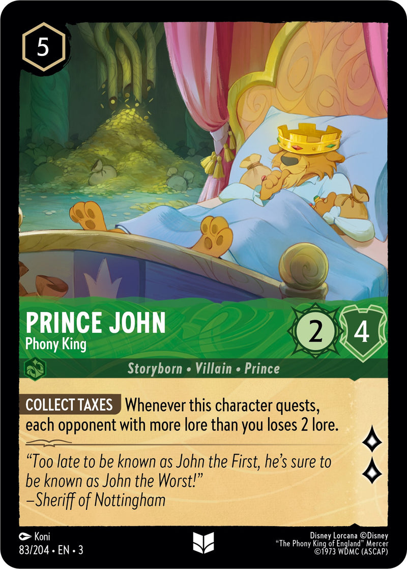 Prince John - Phony King (83//204) [Into the Inklands] - Destination Retro