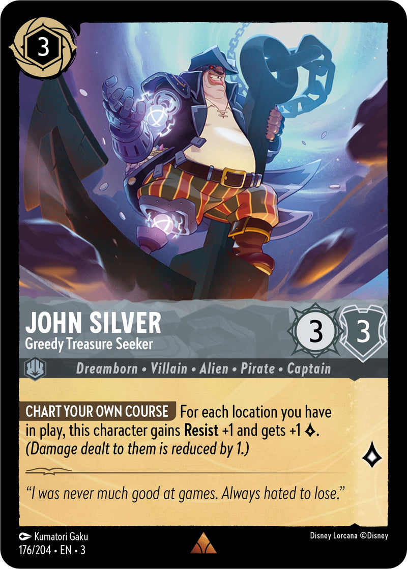 John Silver - Greedy Treasure Seeker (176/204) [Into the Inklands] - Destination Retro