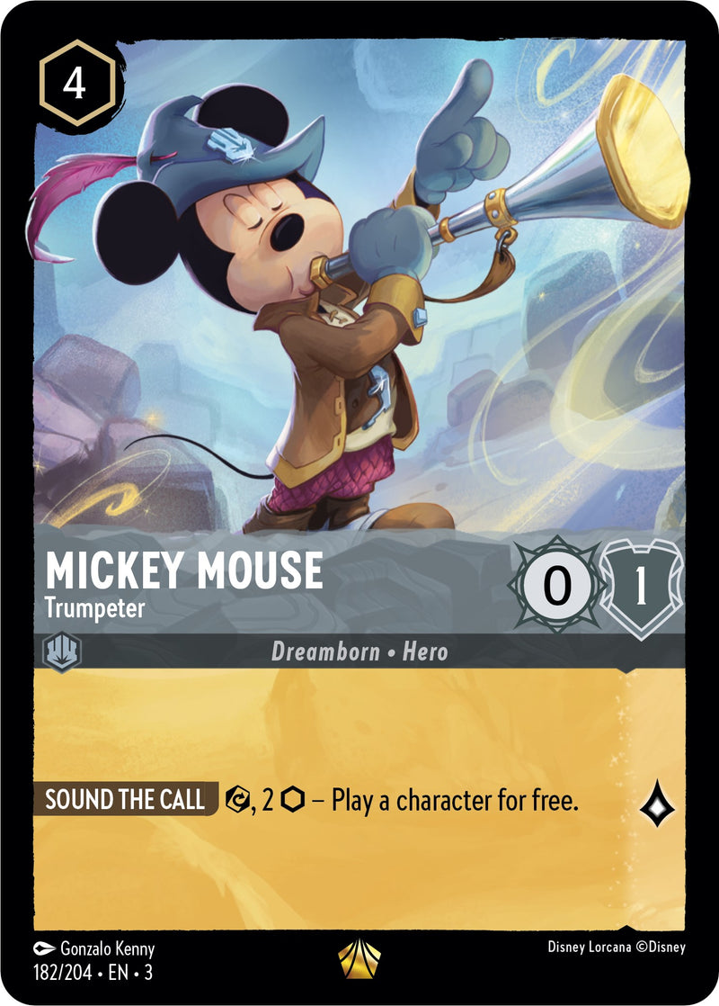 Mickey Mouse -Trumpeter (182/204) [Into the Inklands] - Destination Retro