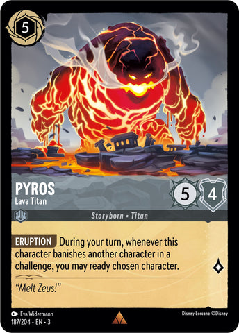 Pyros - Lava Titan (187/204) [Into the Inklands] - Destination Retro