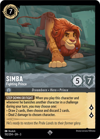 Simba - Fighting Prince (192/204) [Into the Inklands] - Destination Retro