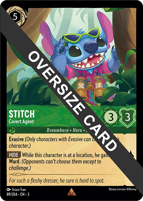 Stitch - Covert Agent (Oversized) (89//204) [Into the Inklands] - Destination Retro