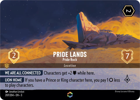 Pride Lands - Pride Rock (Enchanted) (207/204) [Into the Inklands] - Destination Retro