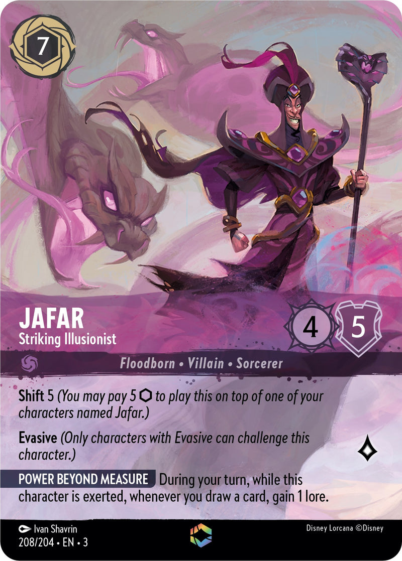 Jafar - Striking Illusionist (Enchanted) (208/204) [Into the Inklands] - Destination Retro