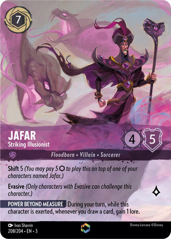 Jafar - Striking Illusionist (Enchanted) (208/204) [Into the Inklands] - Destination Retro