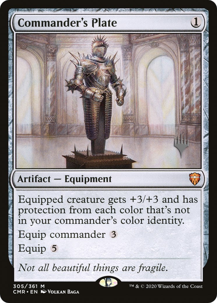 Commander's Plate (Promo Pack) [Murders at Karlov Manor Promos] - Destination Retro