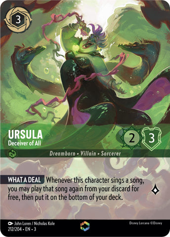 Ursula - Deceiver of All (Enchanted) (212/204) [Into the Inklands] - Destination Retro