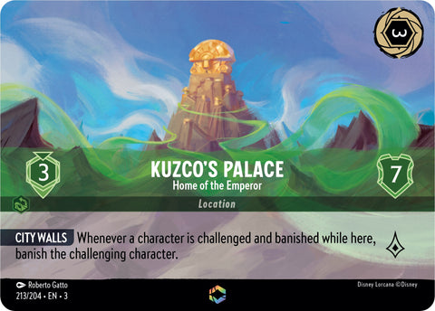 Kuzco's Palace - Home of the Emperor (Enchanted) (213/204) [Into the Inklands] - Destination Retro